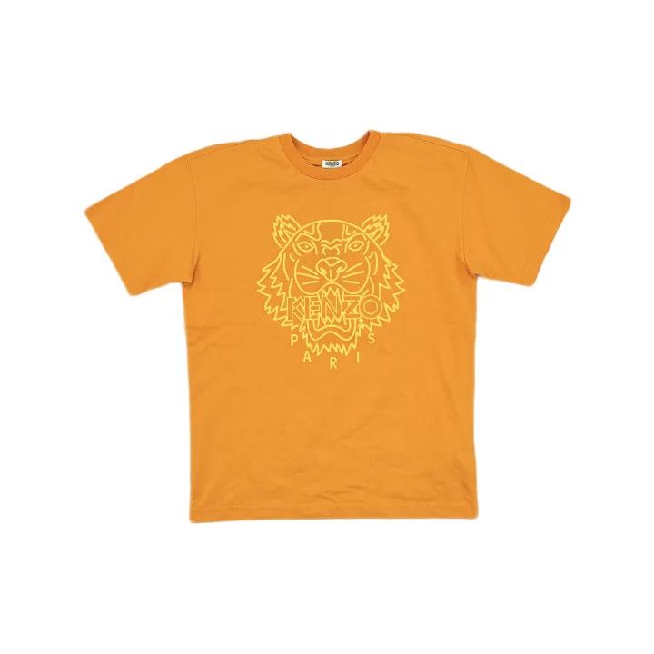 Kenzo Kenzo Classic Tiger Print Round Neck Short Sleeve T-Shirt 0079 Size US M / EU 48-50 / 2 - 2 Thumbnail