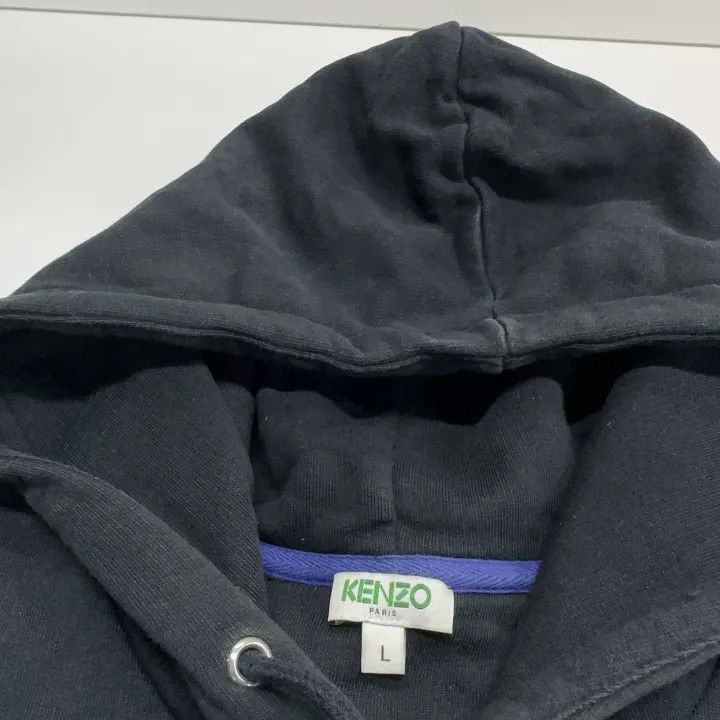 Kenzo KENZO Black Embroidered Eye Hoodie for Men 0079 Size US L / EU 52-54 / 3 - 5 Thumbnail