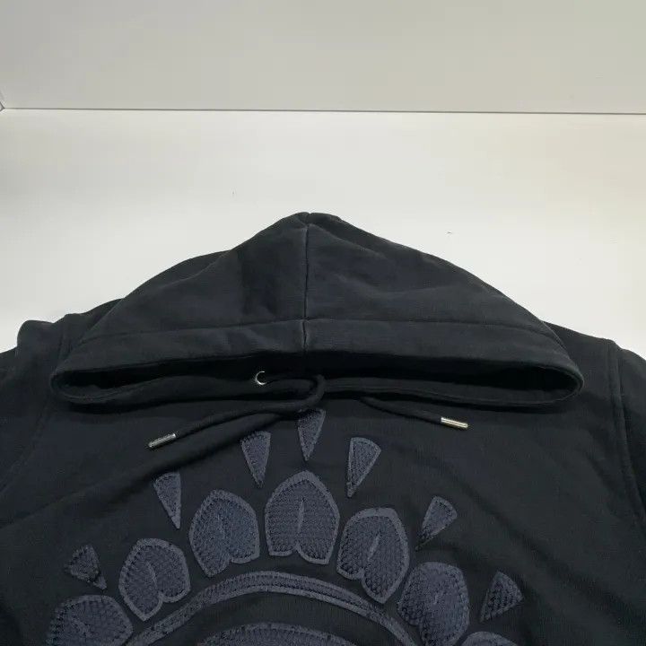Kenzo KENZO Black Embroidered Eye Hoodie for Men 0079 Size US L / EU 52-54 / 3 - 6 Thumbnail
