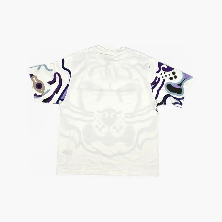 Kenzo KENZO SS22 White Tiger Print Short Sleeve T-Shirt 0079 Size US XL / EU 56 / 4 - 3 Thumbnail