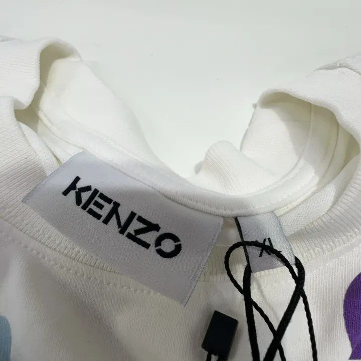 Kenzo KENZO SS22 White Tiger Print Short Sleeve T-Shirt 0079 Size US XL / EU 56 / 4 - 5 Thumbnail
