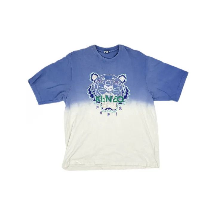 Kenzo KENZO Gradient Tiger Embroidery Short Sleeve T-Shirt 0079 Size US M / EU 48-50 / 2 - 2 Thumbnail