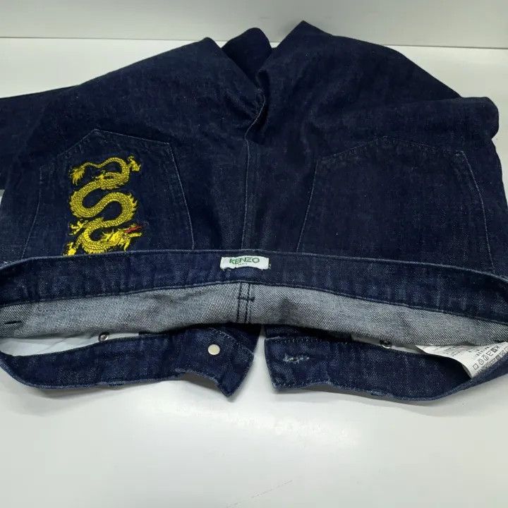 Kenzo KENZO Casual Solid Color Denim Pants 0079 Size US 33 - 6 Thumbnail