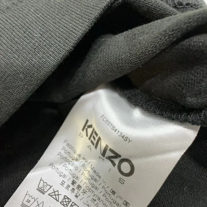 Kenzo Kenzo Black Logo Print Short Sleeve T-Shirt 0079 Size US M / EU 48-50 / 2 - 6 Thumbnail