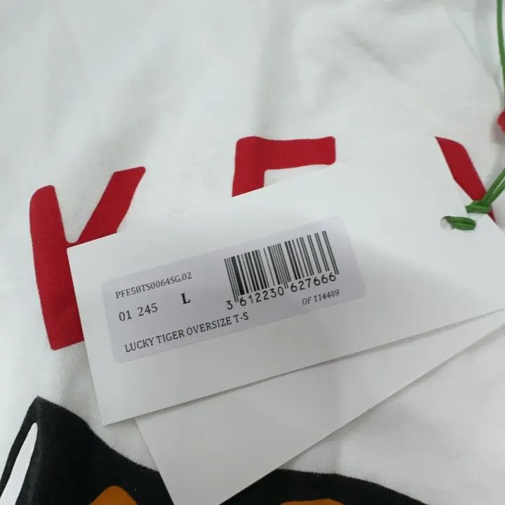Kenzo KENZO SS24 Logo Tiger Print T-Shirt 0079 Size US L / EU 52-54 / 3 - 5 Thumbnail