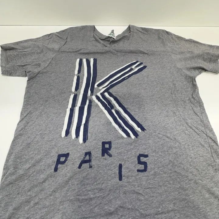 Kenzo Kenzo Casual Gray Short Sleeve Shirt 0079 Size US M / EU 48-50 / 2 - 11 Thumbnail