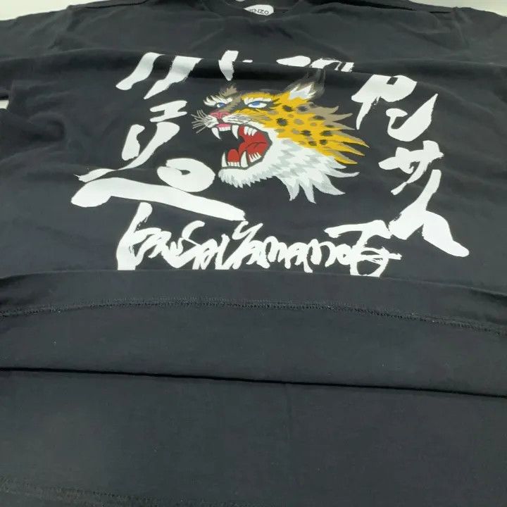 Kenzo KENZO x Kansai Yamamoto Black Graphic T-Shirt 0079 Size US XS / EU 42 / 0 - 7 Thumbnail