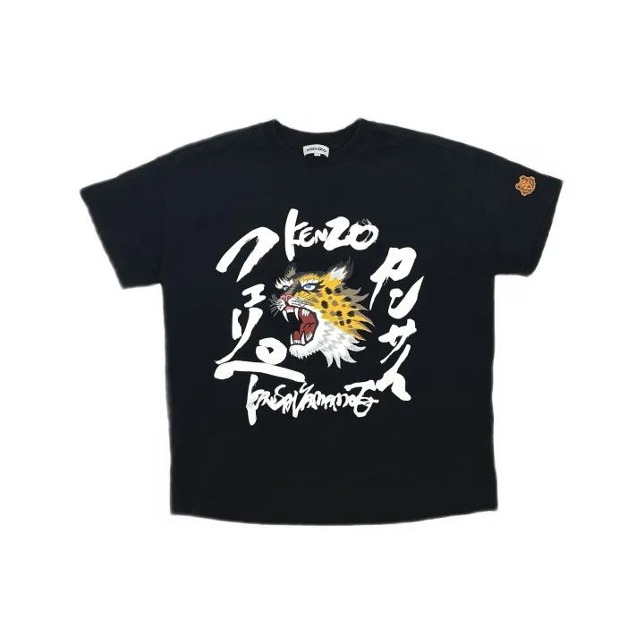 Kenzo KENZO x Kansai Yamamoto Black Graphic T-Shirt 0079 Size US XS / EU 42 / 0 - 2 Thumbnail
