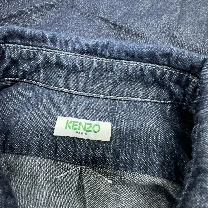 Kenzo KENZO Dark Gray Casual Long Sleeve Shirt 0079 Size US L / EU 52-54 / 3 - 4 Thumbnail