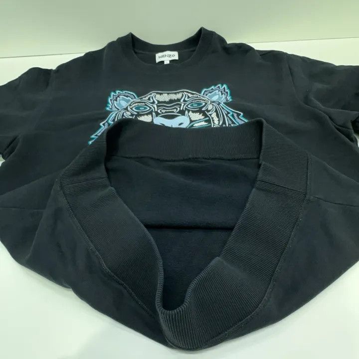 Kenzo KENZO Black Tiger Embroidered Sweatshirt 0079 Size US L / EU 52-54 / 3 - 7 Thumbnail