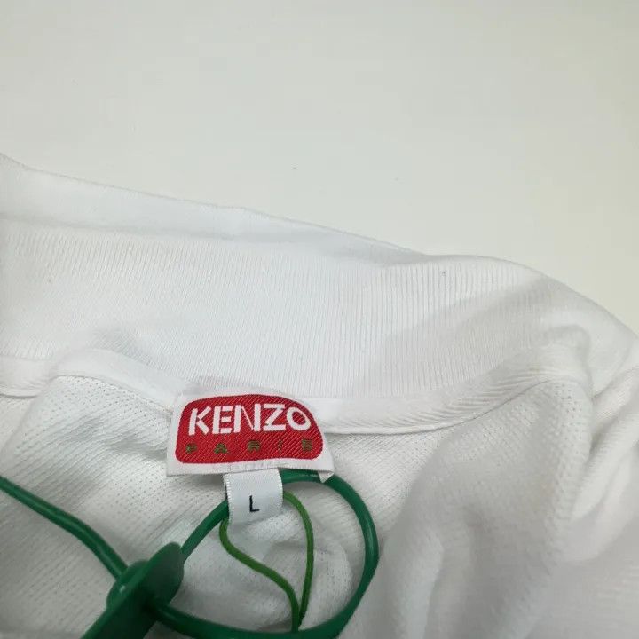 Kenzo Kenzo Boke Flower Embroidered Polo Shirt 0079 Size US L / EU 52-54 / 3 - 2 Thumbnail