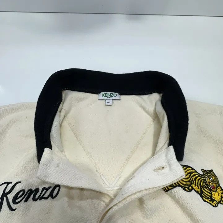 Kenzo Kenzo Embroidered Tiger Short Sleeve Polo Shirt 0079 Size US M / EU 48-50 / 2 - 6 Thumbnail