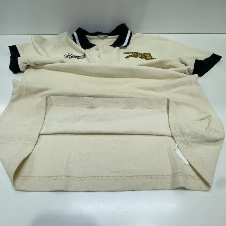 Kenzo Kenzo Embroidered Tiger Short Sleeve Polo Shirt 0079 Size US M / EU 48-50 / 2 - 10 Thumbnail