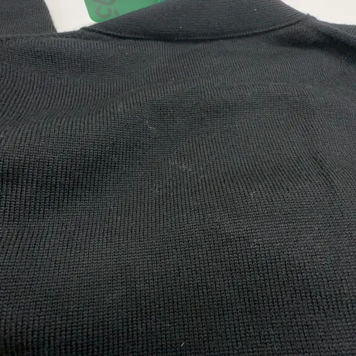 Kenzo KENZO Black Wool Cardigan with Embroidered Tiger 0079 Size US M / EU 48-50 / 2 - 5 Thumbnail