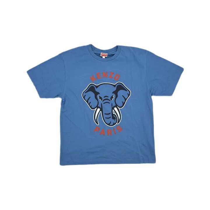 Kenzo KENZO Elephant Graphic Short Sleeve T-Shirt 0079 Size US M / EU 48-50 / 2 - 2 Thumbnail