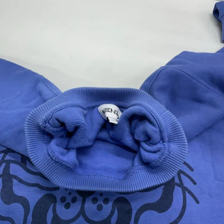 KENZO Blue Tiger Embroidered Sweatshirt for Men 0079