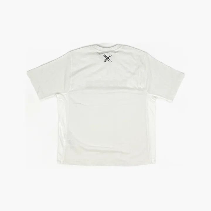 Kenzo KENZO SS21 White Logo Short Sleeve T-Shirt 0079 Size US L / EU 52-54 / 3 - 3 Thumbnail