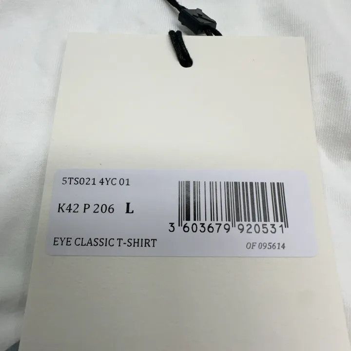 Kenzo Kenzo Eye Print White Short Sleeve T-Shirt 0079 Size US L / EU 52-54 / 3 - 5 Thumbnail