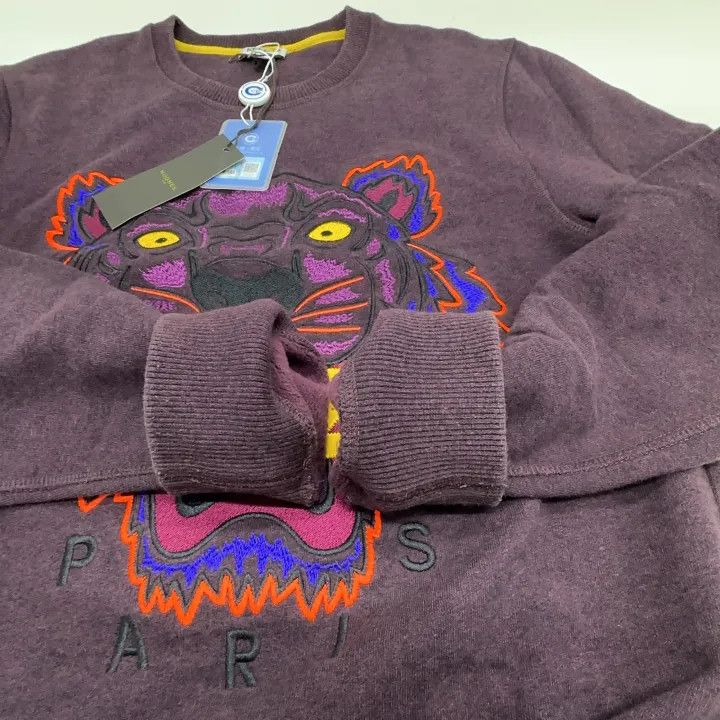 Kenzo KENZO Embroidered Long Sleeve Sweatshirt 0079 Size US S / EU 44-46 / 1 - 10 Thumbnail