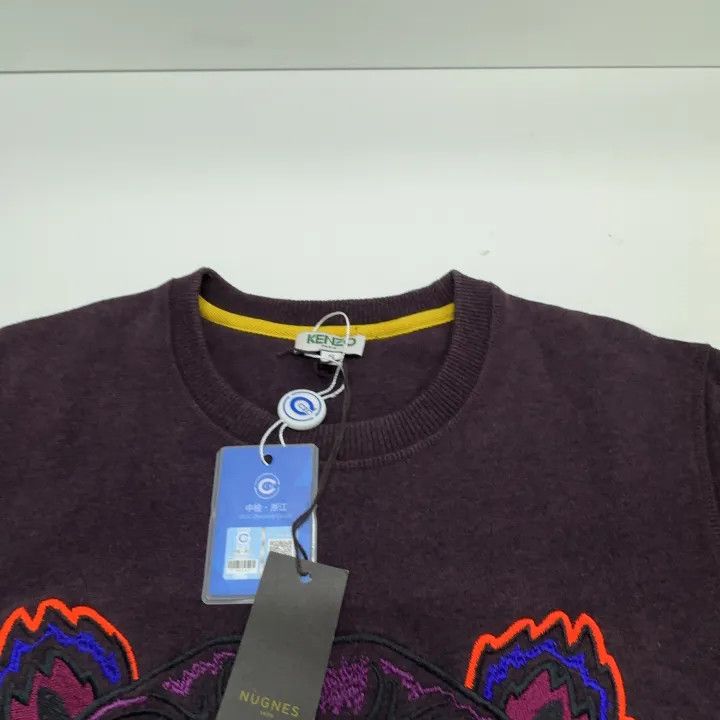 Kenzo KENZO Embroidered Long Sleeve Sweatshirt 0079 Size US S / EU 44-46 / 1 - 8 Thumbnail