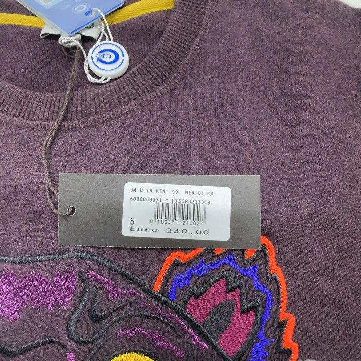 Kenzo KENZO Embroidered Long Sleeve Sweatshirt 0079 Size US S / EU 44-46 / 1 - 4 Thumbnail
