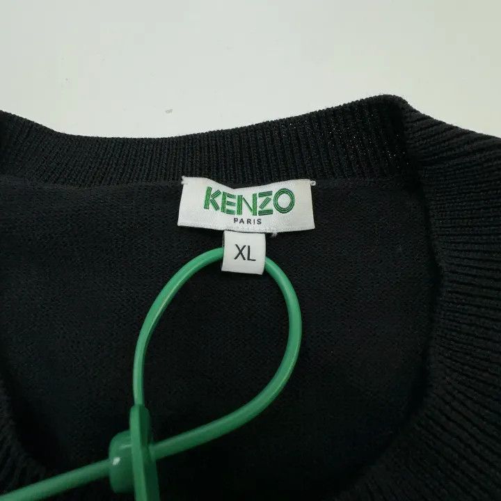 Kenzo Kenzo Black Long Sleeve Graphic Sweatshirt 0079 Size US XL / EU 56 / 4 - 2 Thumbnail