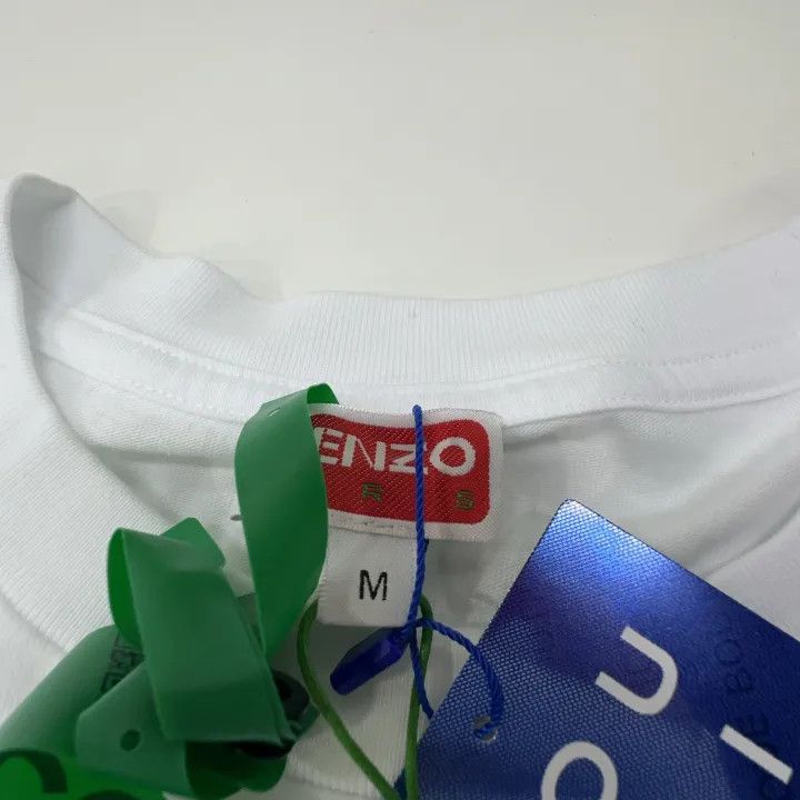 Kenzo Kenzo Bold Logo White Short Sleeve T-Shirt 0079 Size US M / EU 48-50 / 2 - 6 Thumbnail