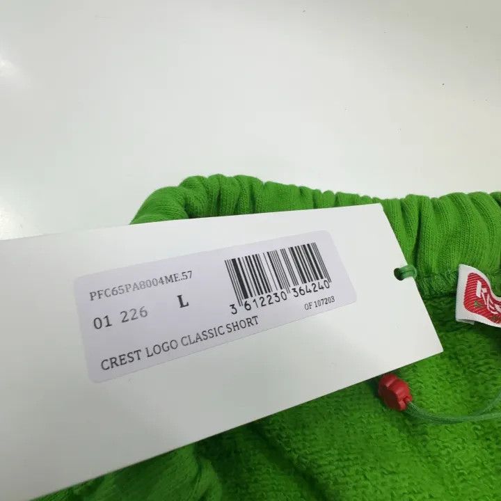 Kenzo KENZO Men's Green Logo Embroidered Shorts 0079 Size US 36 / EU 52 - 6 Thumbnail