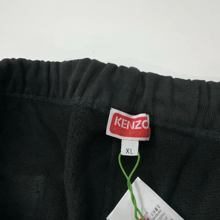 Kenzo Kenzo FW22 Black Logo Knit Joggers for Men 0079 Size US 36 / EU 52 - 4 Thumbnail