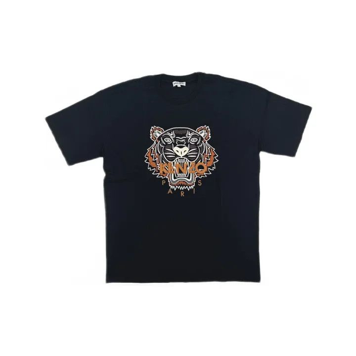 Kenzo KENZO Black Tiger Graphic Short Sleeve T-Shirt 0079 Size US XL / EU 56 / 4 - 2 Thumbnail