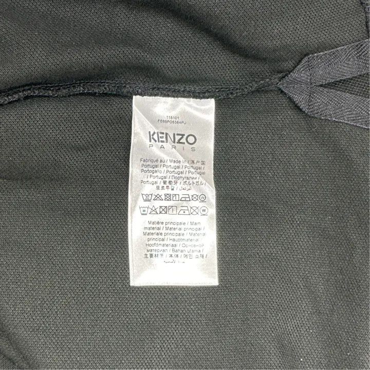 Kenzo KENZO Logo Black Loose Fit Short Sleeve Polo 0079 Size US L / EU 52-54 / 3 - 2 Thumbnail