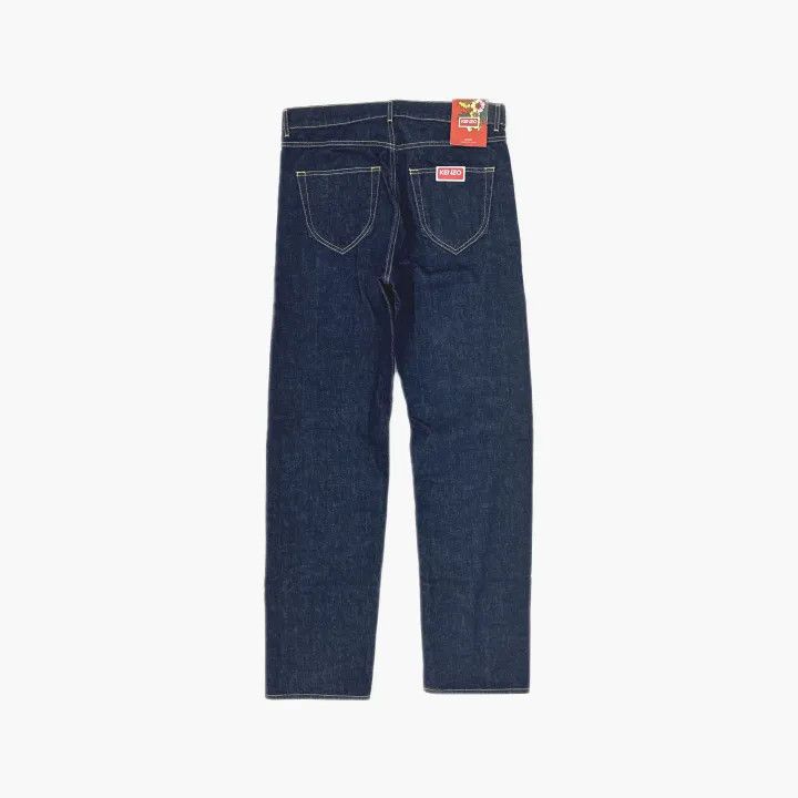 Kenzo KENZO Blue High-Waisted Straight Leg Jeans 0079 Size US 30 / EU 46 - 3 Thumbnail