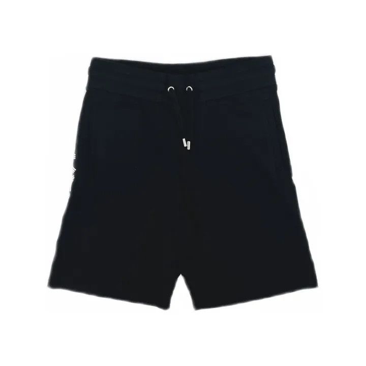 Kenzo KENZO Black Logo Print Shorts for Men 0079 Size US 32 / EU 48 - 2 Thumbnail