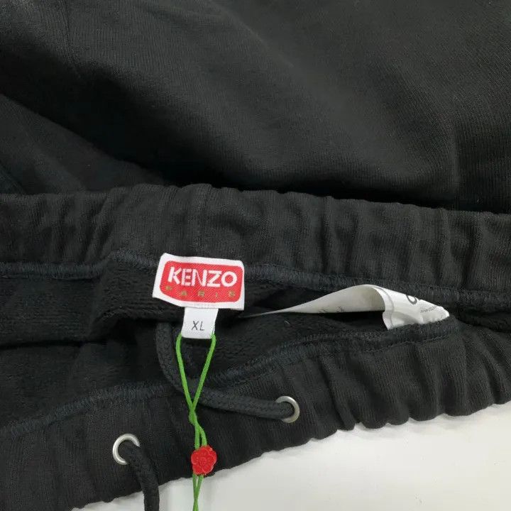 Kenzo KENZO Black Logo Knit Jogging Pants for Men 0079 Size US 34 / EU 50 - 6 Thumbnail