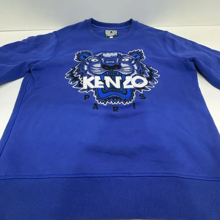 Kenzo Kenzo Blue Tiger Graphic Sweatshirt 0079 Size US L / EU 52-54 / 3 - 10 Thumbnail