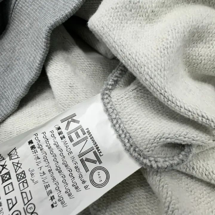 Kenzo KENZO Classic Grey Eyeball Graphic Sweatshirt 0079 Size US XS / EU 42 / 0 - 4 Thumbnail