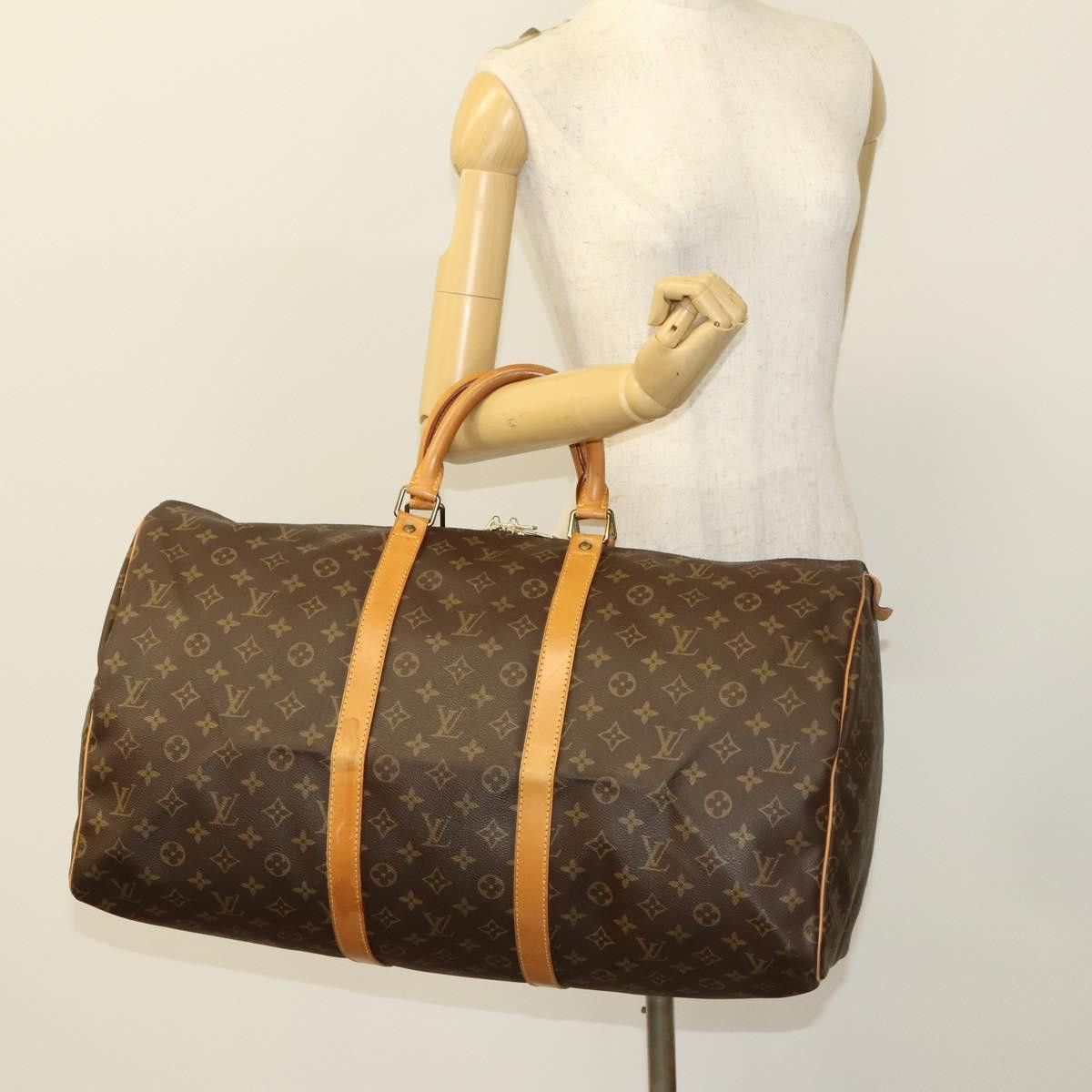 Louis Vuitton Louis Vuitton Keepall 55 travel Size ONE SIZE - 15 Thumbnail