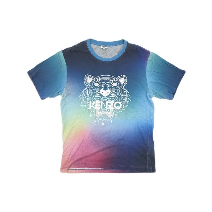 Kenzo KENZO Classic Tiger Print Round Neck T-Shirt 0079 Size US M / EU 48-50 / 2 - 2 Thumbnail