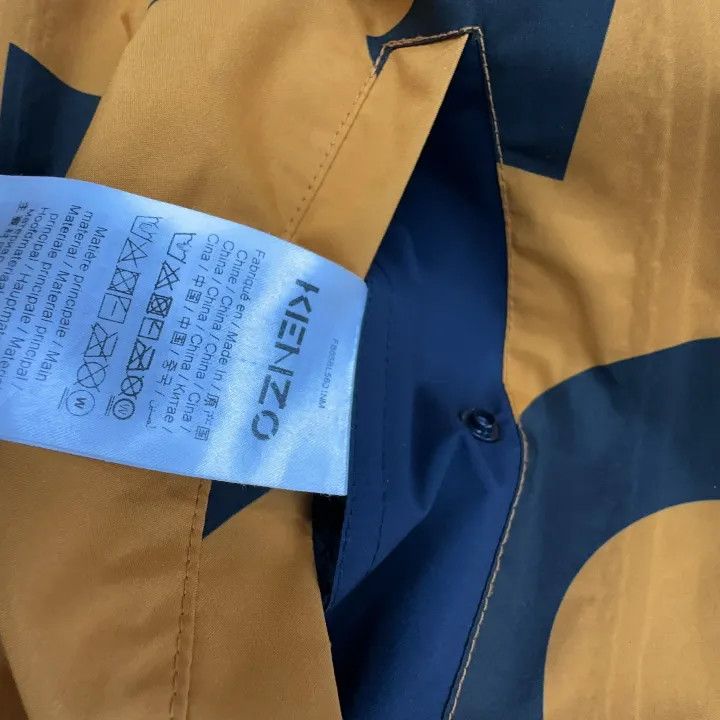 Kenzo KENZO Orange Logo Hooded Windbreaker Jacket 0079 Size US L / EU 52-54 / 3 - 4 Thumbnail