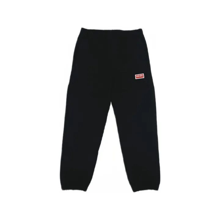 Kenzo KENZO Black Logo Sweatpants with Elastic Waist 0079 Size US 26 / EU 42 - 2 Thumbnail