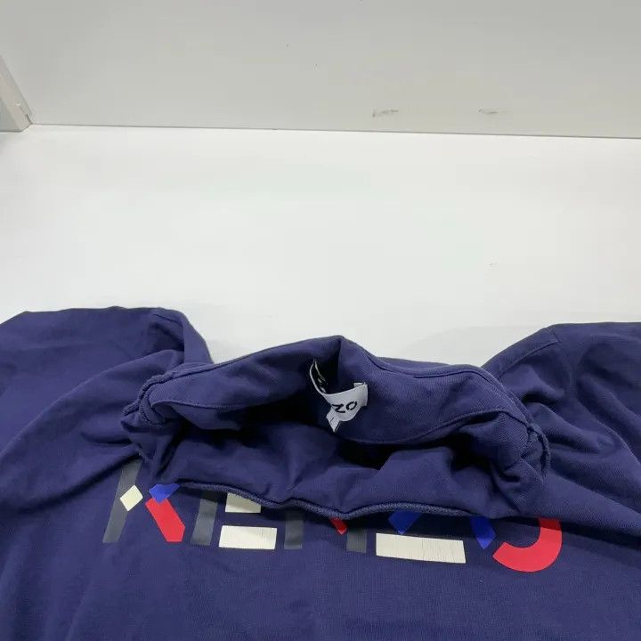 Kenzo KENZO SS21 Navy Logo Loose Fit T-Shirt 0079 Size US L / EU 52-54 / 3 - 6 Thumbnail