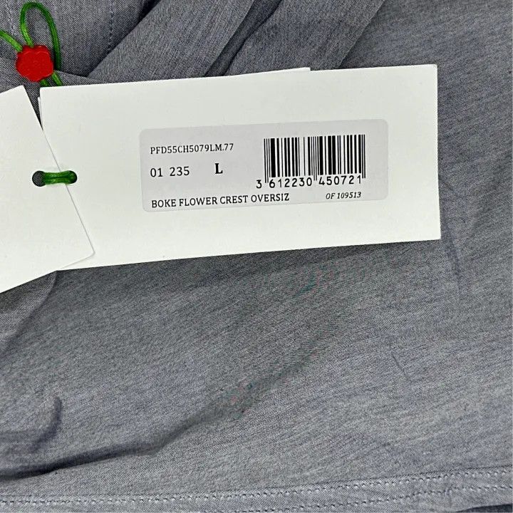 Kenzo KENZO x Nigo Midnight Blue Logo Long Sleeve Shirt 0079 Size US L / EU 52-54 / 3 - 3 Thumbnail
