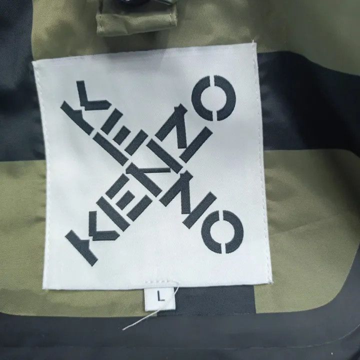 Kenzo Kenzo FW22 Logo Print Hooded Windbreaker Jacket 0079 Size US L / EU 52-54 / 3 - 3 Thumbnail