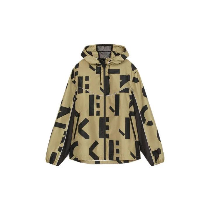 Kenzo KENZO Logo Printed Hooded Windbreaker Jacket 0079 Size US M / EU 48-50 / 2 - 2 Thumbnail