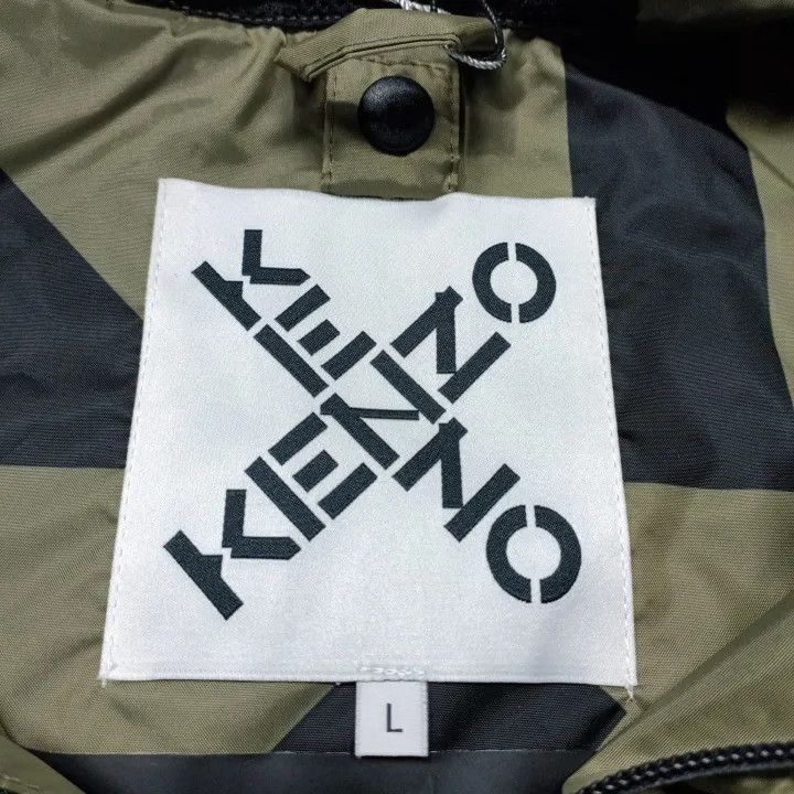 Kenzo KENZO Logo Hooded Windbreaker Jacket for Men 0079 Size US L / EU 52-54 / 3 - 3 Thumbnail