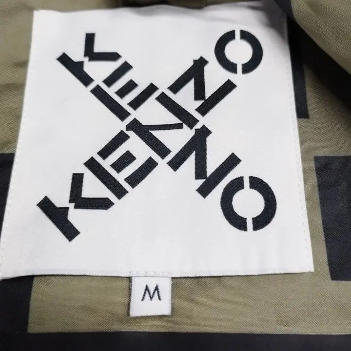Kenzo KENZO Logo Print Hooded Windbreaker Jacket 0079 Size US M / EU 48-50 / 2 - 3 Thumbnail