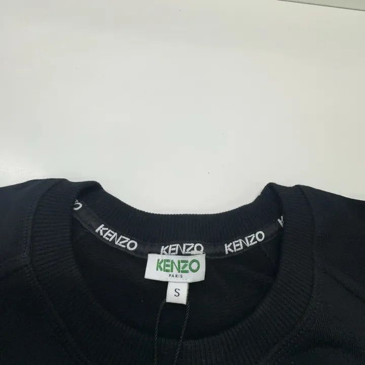 Kenzo KENZO Black Casual Embroidered Sweatshirt 0079 Size US S / EU 44-46 / 1 - 4 Thumbnail