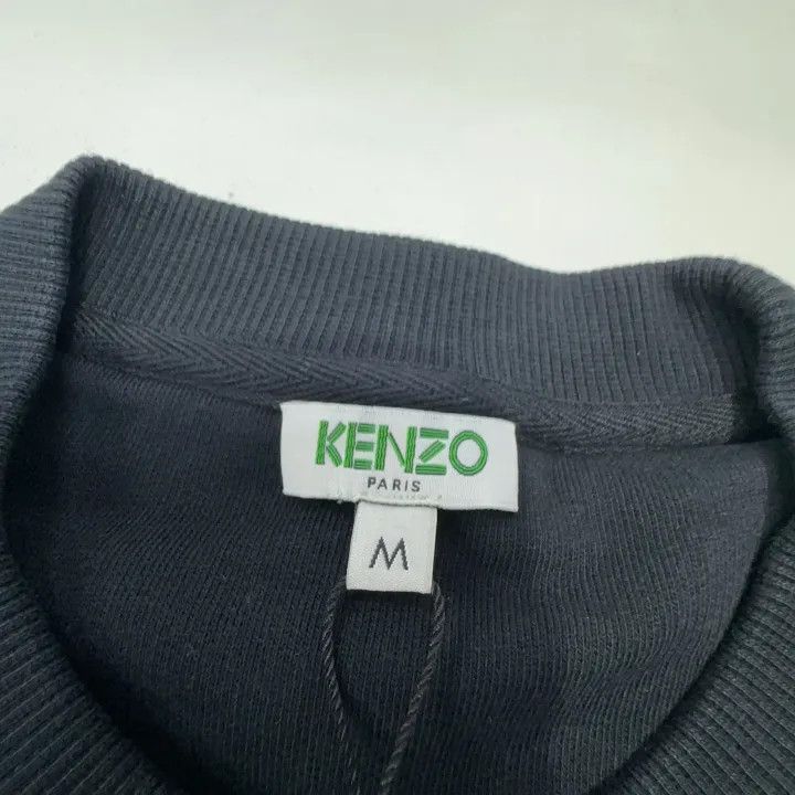 Kenzo Kenzo Black Long Sleeve Tiger Embroidered Sweatshirt 0079 Size US M / EU 48-50 / 2 - 5 Thumbnail