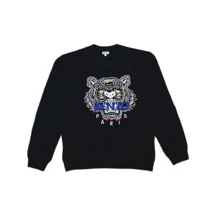 Kenzo KENZO Black Tiger Embroidered Sweatshirt 0079 Size US L / EU 52-54 / 3 - 2 Thumbnail