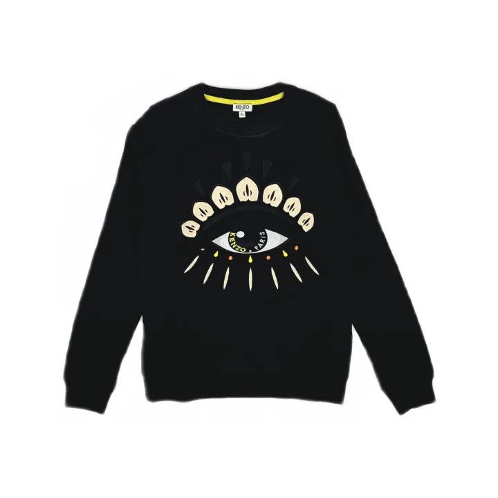 Kenzo KENZO Eye Graphic Black Sweatshirt 0079 Size US XS / EU 42 / 0 - 2 Thumbnail